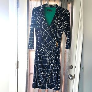 Women's Long Sleeve Wrap Dress